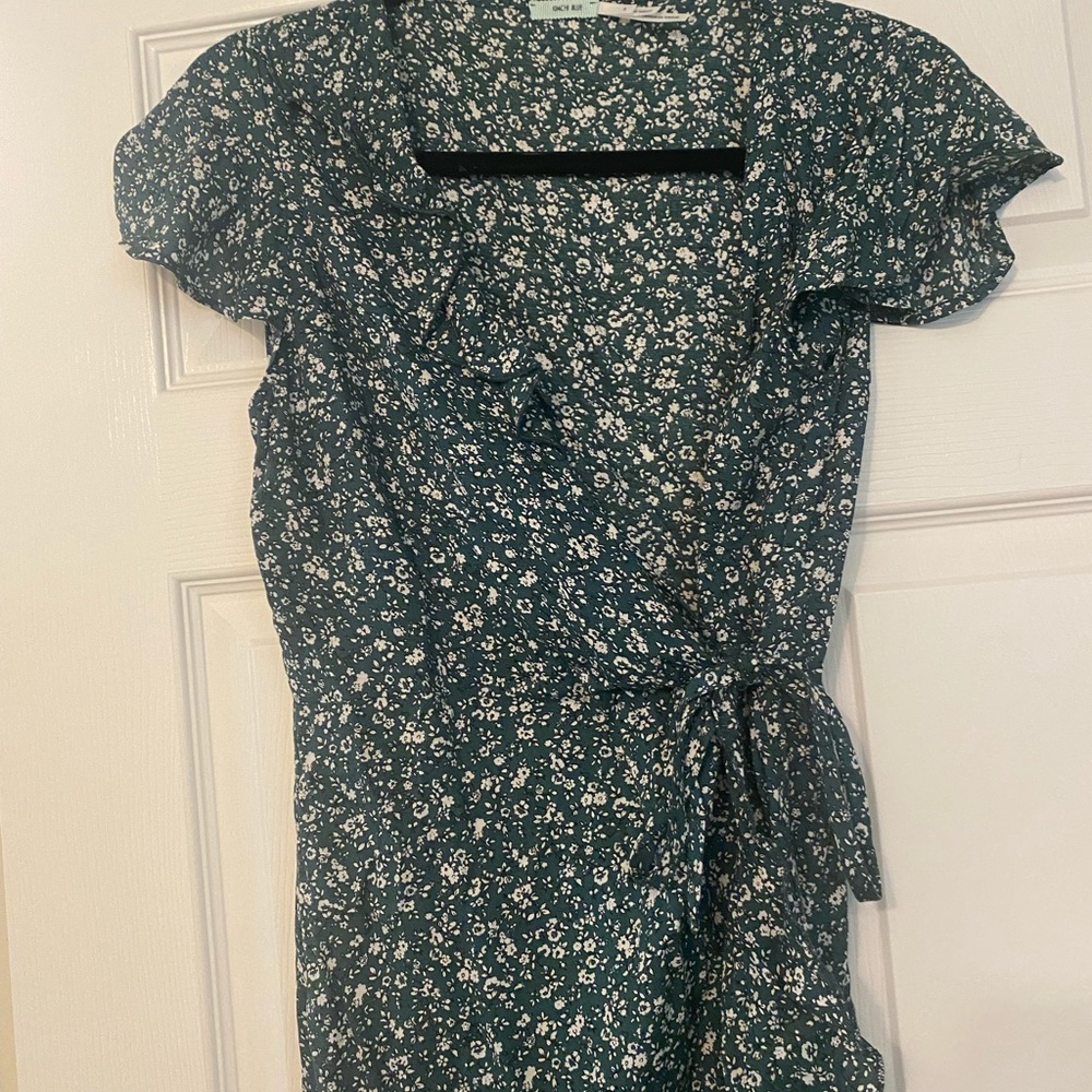 Kimchi blue midi wrap dress
